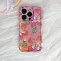 Rosy Camellia iPhone Case