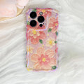 Case d'iPhone rose fleuris