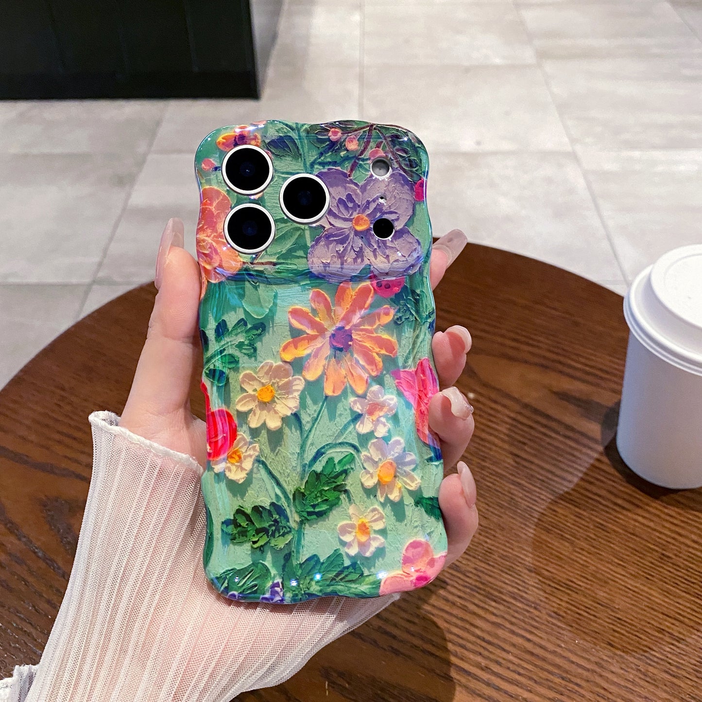 Pansy Garden iPhone Case