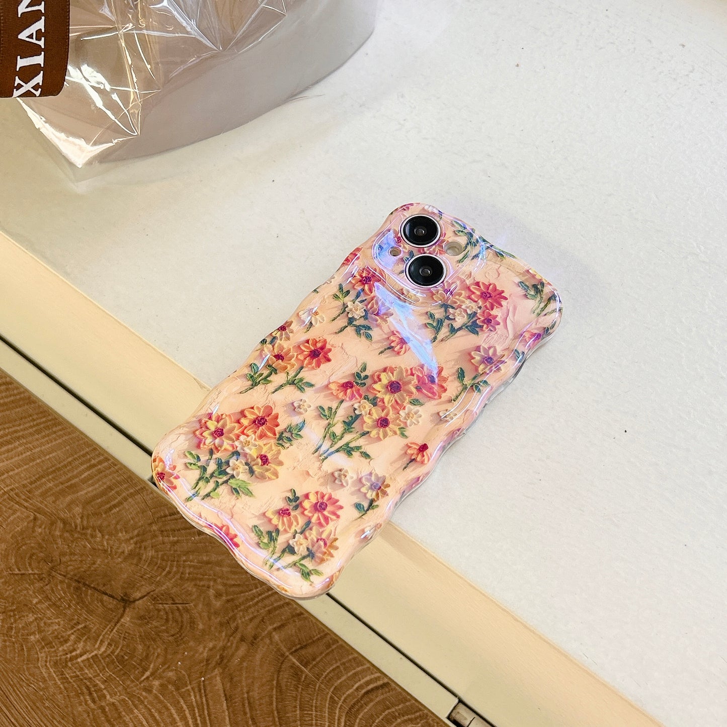 Summer Sun Flower iPhone Case with bright sunflower blooms