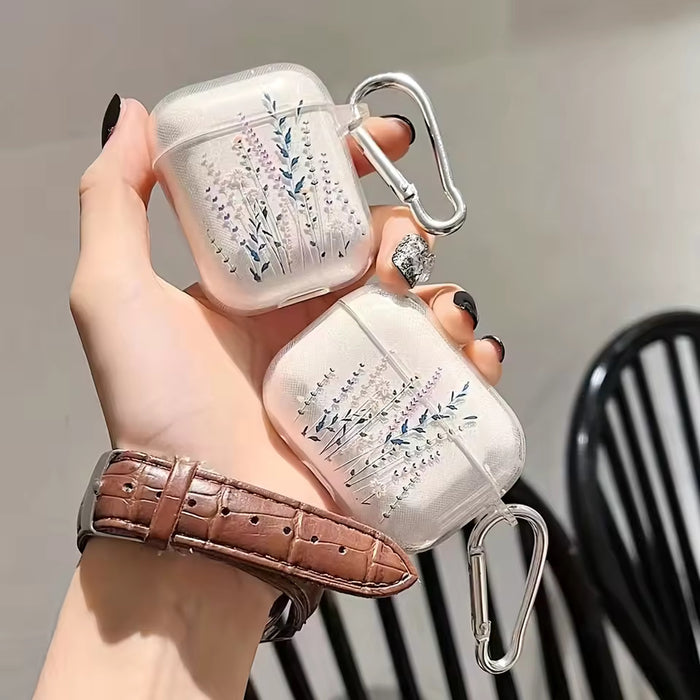 Lavender Clear AirPod Case