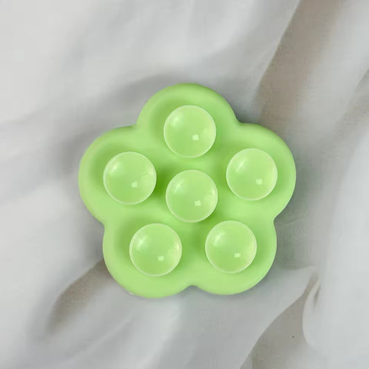 Green Flower Suction Pop Socket
