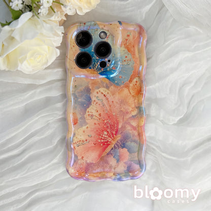 Apricot Butterfly iPhone Case
