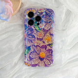 Purple Daisy Meadow iPhone Case
