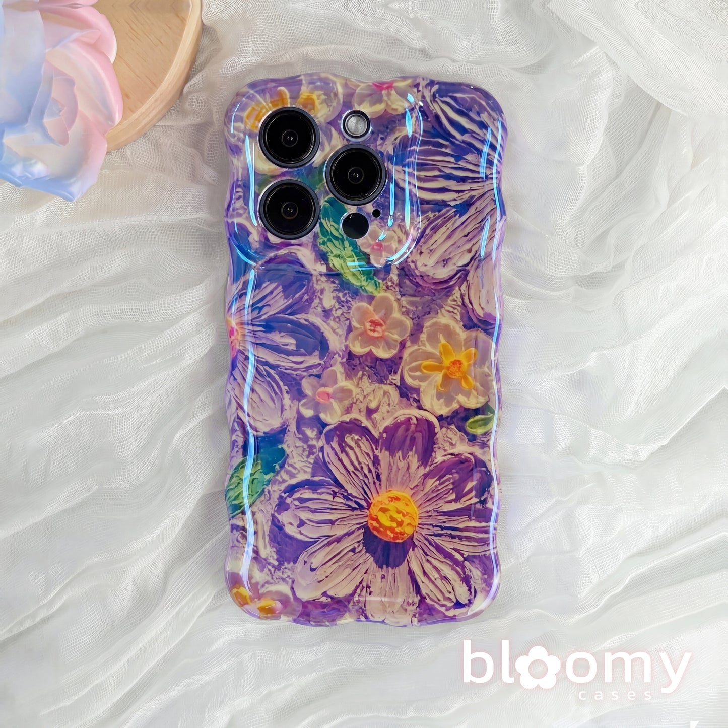 Purple Daisy Meadow iPhone Case