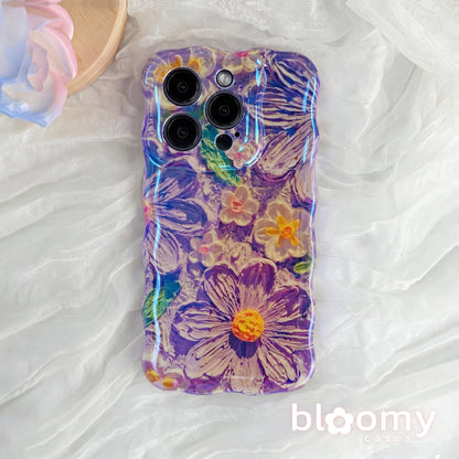 Purple Daisy Meadow iPhone Case