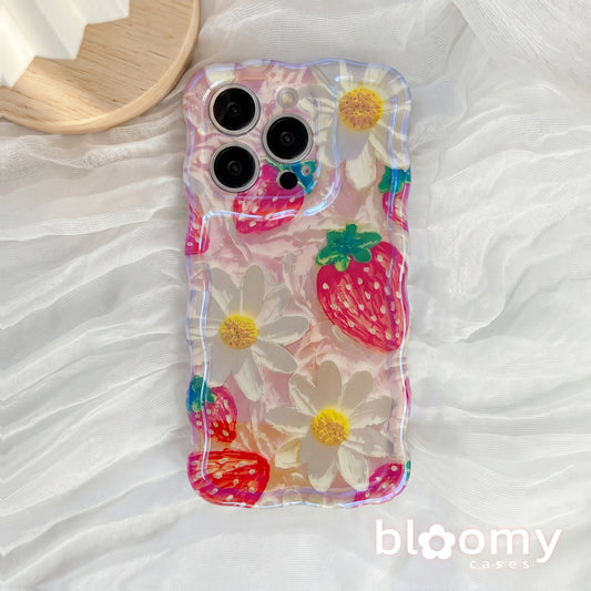 Strawberries & Daisies iPhone Case
