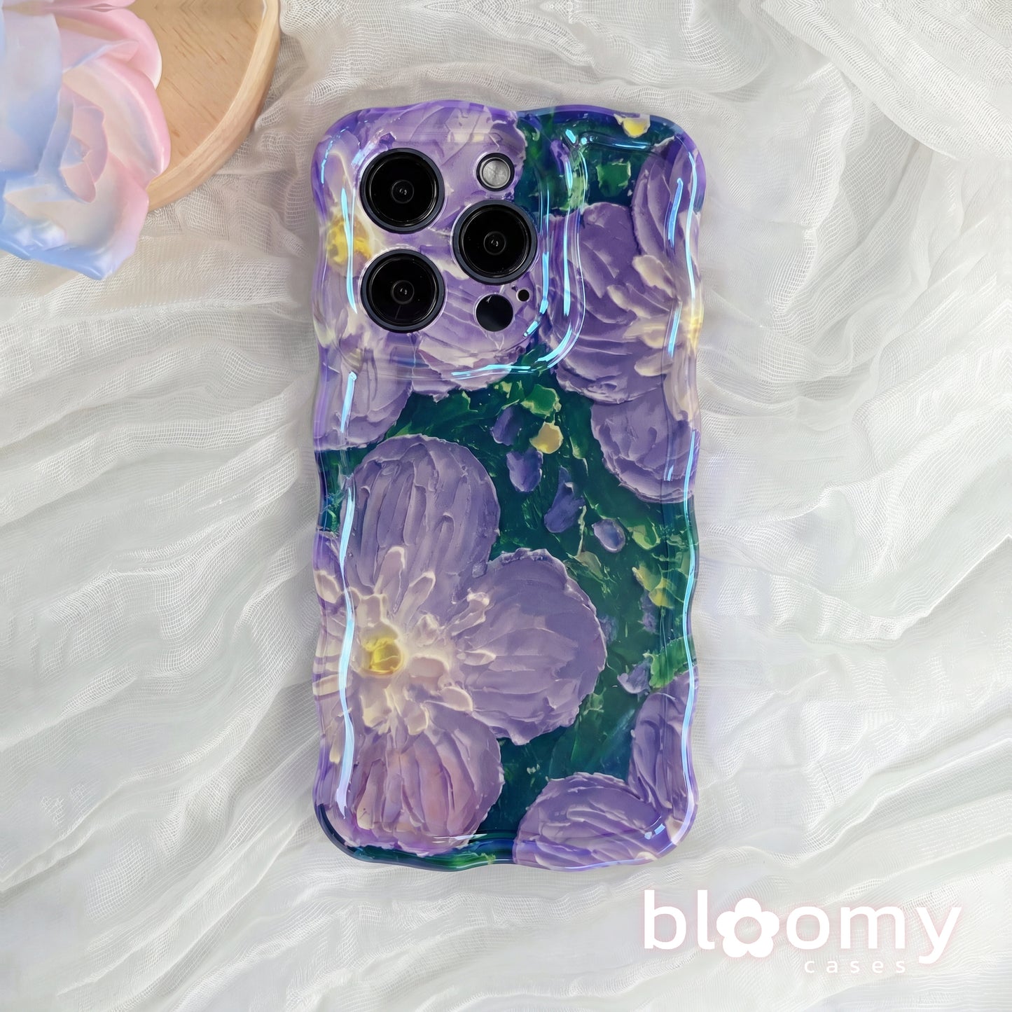 Monet Garden Purple iPhone Case