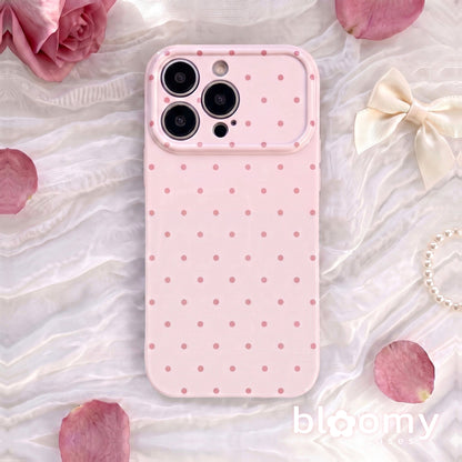 Blush Polka Dot iPhone Case - iPhone 16 series and earlier