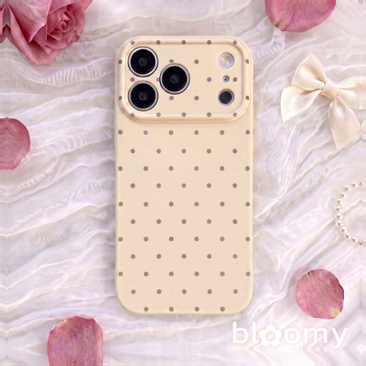 Vanilla Polka Dot iPhone Case - iPhone 17 series