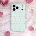 Mint Polka Dot iPhone Case