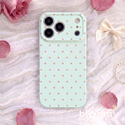 Mint Polka Dot iPhone Case - iPhone 17 series