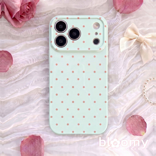 Mint Polka Dot iPhone Case - iPhone 17 series