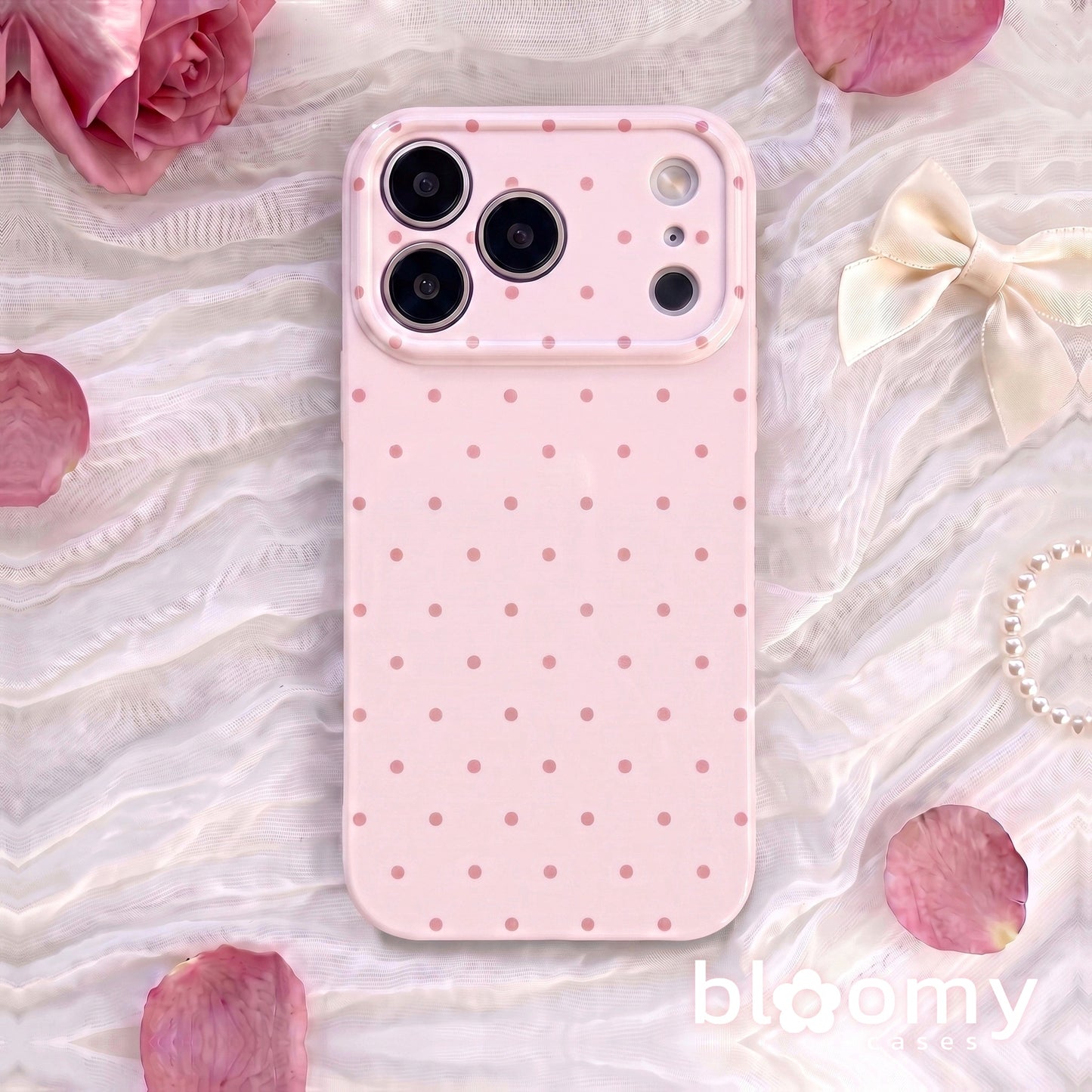 Blush Polka Dot iPhone Case - iPhone 17 series