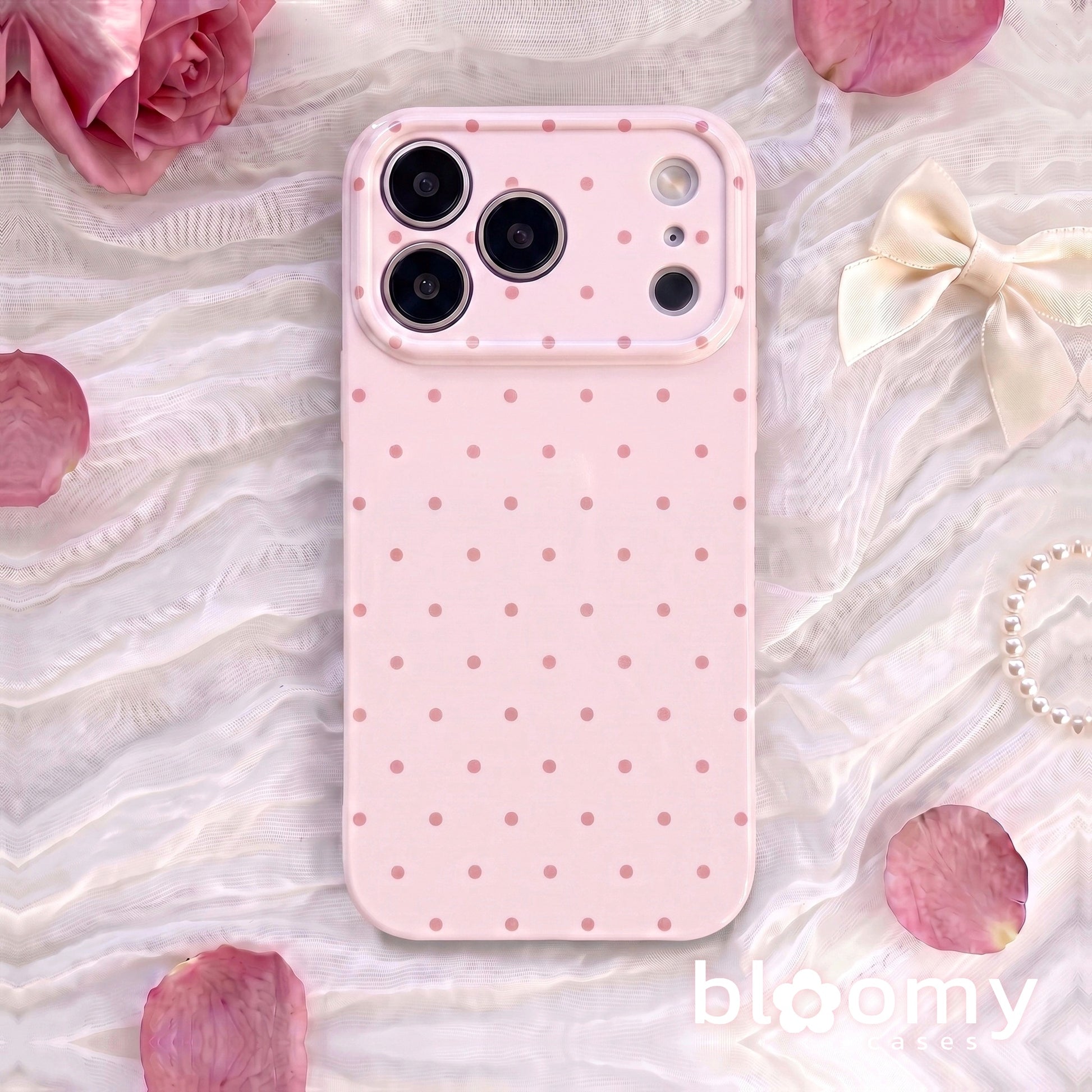 Blush Polka Dot iPhone Case - iPhone 17 series