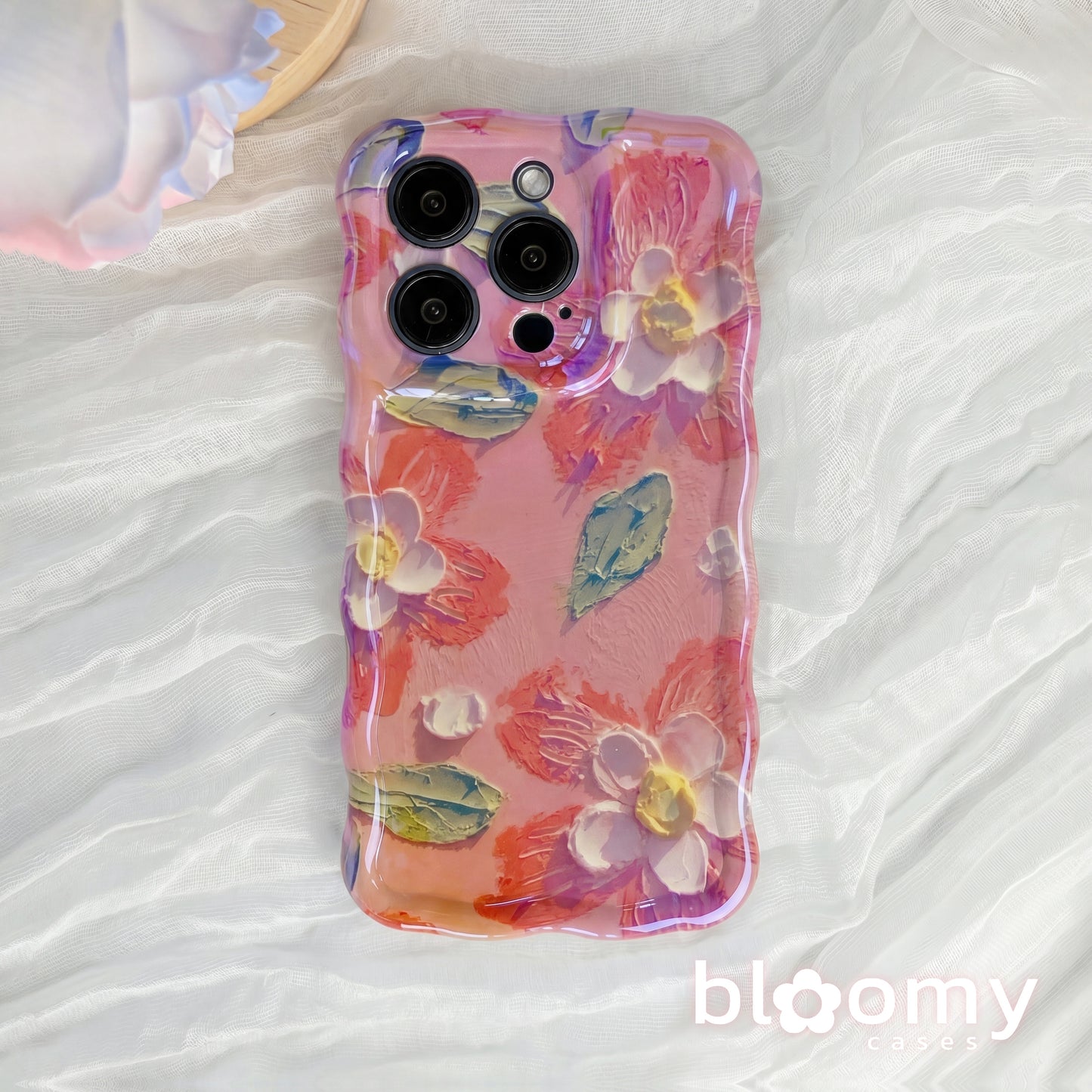 Rosy Camellia iPhone Case