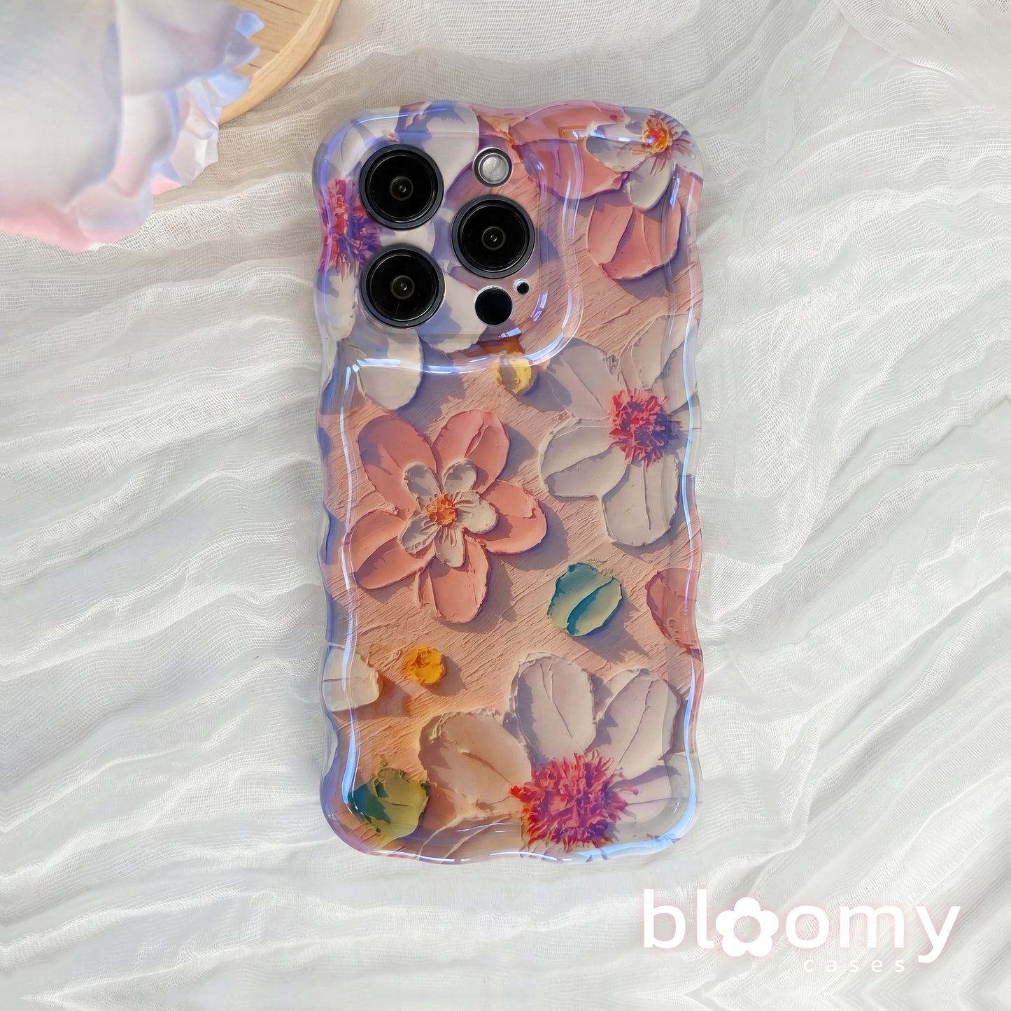 Peach Blossom Breeze iPhone Case
