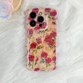 Red Roses Pink Hue iPhone Case