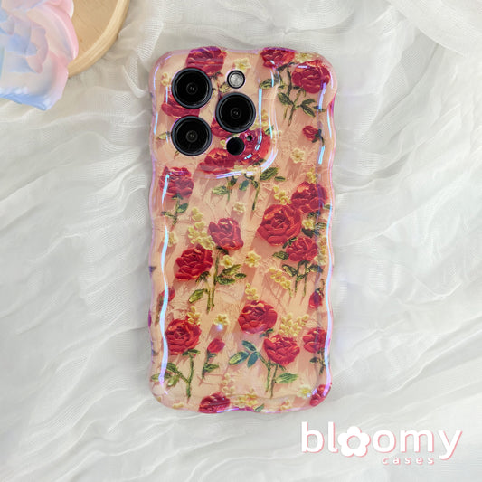 Red Roses Pink Hue iPhone Case