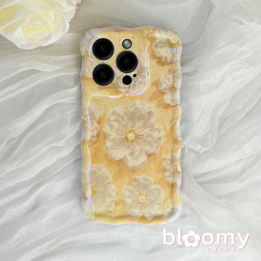 Hvid primrose gul iPhone -sag
