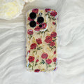 Red Roses White Hue iPhone Case