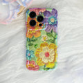 Zinnias Flower Garden iPhone Case