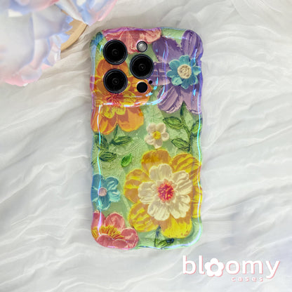 Zinnias Flower Garden iPhone Case
