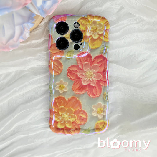 Blossoms Blue iPhone Case