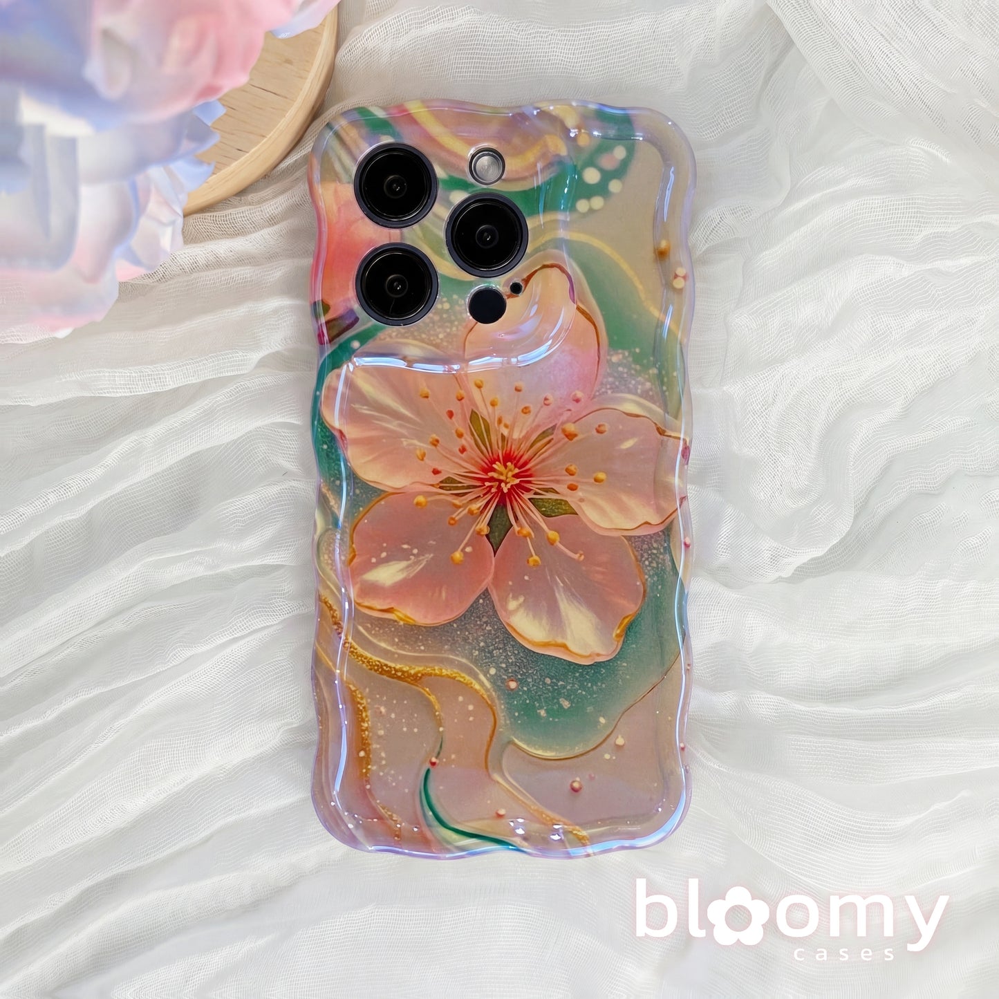 Pearlescent Sakura iPhone Case