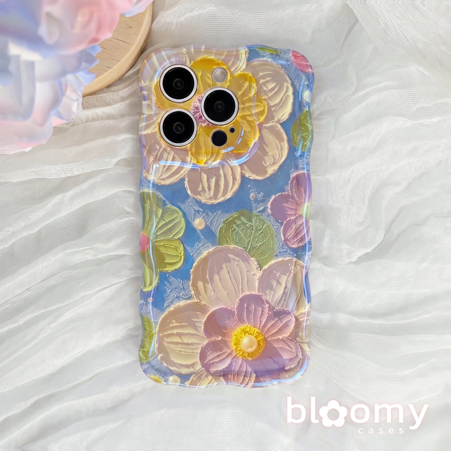 Golden Rose Pastel iPhone Case