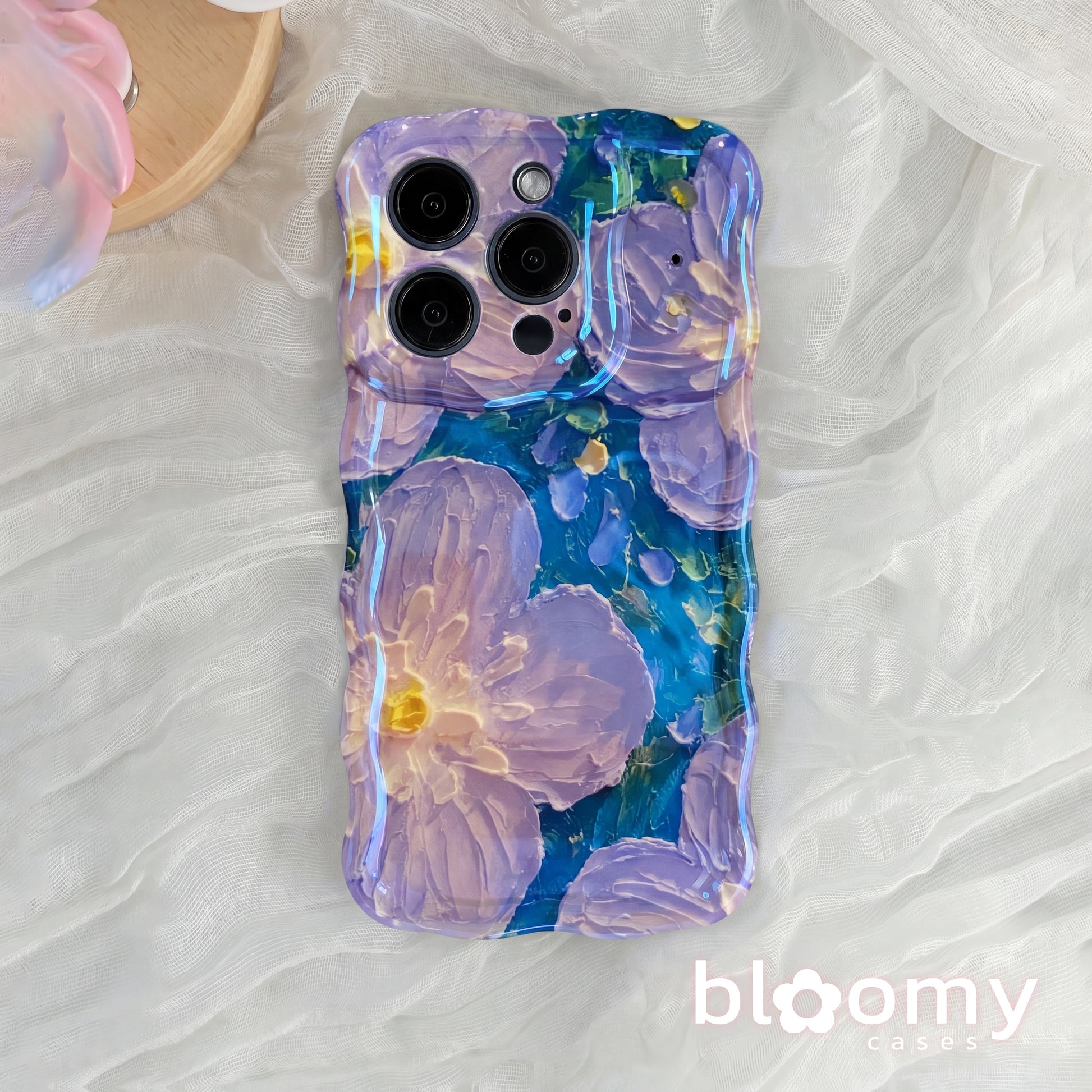 Monet Garden Blue iPhone Case
