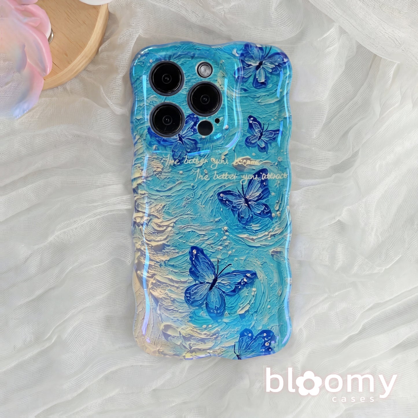 Blue Butterfly Ocean iPhone -sag
