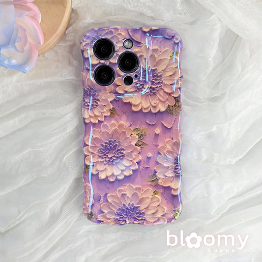 Violet Dahlia iPhone Case