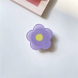 Violet Flower Acrylic Pop Socket