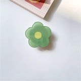 Green Flower Acrylic Pop Socket