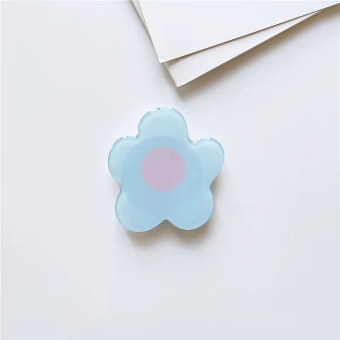 Baby Blue Flower Acrylic Pop Socket