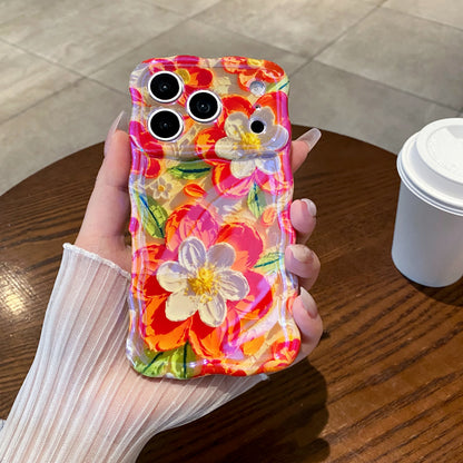 Scarlet Camellia iPhone Case in hand