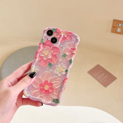 Blossoms Pink iPhone Case with floral botanical design