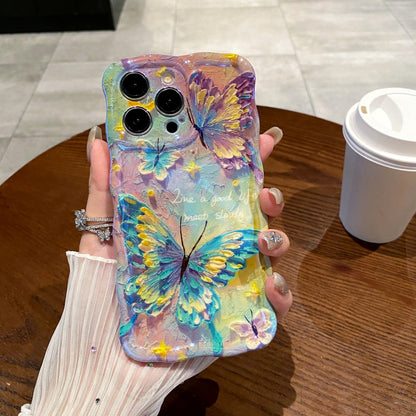 Colorful Swallowtail Butterfly iPhone Case vibrant design