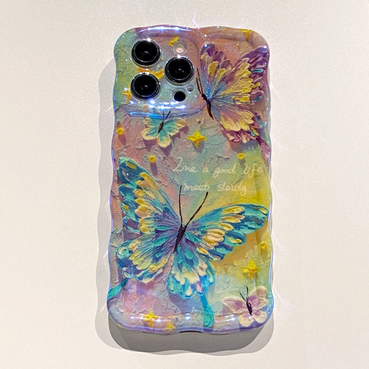 Colorful Swallowtail Butterfly iPhone Case vibrant design