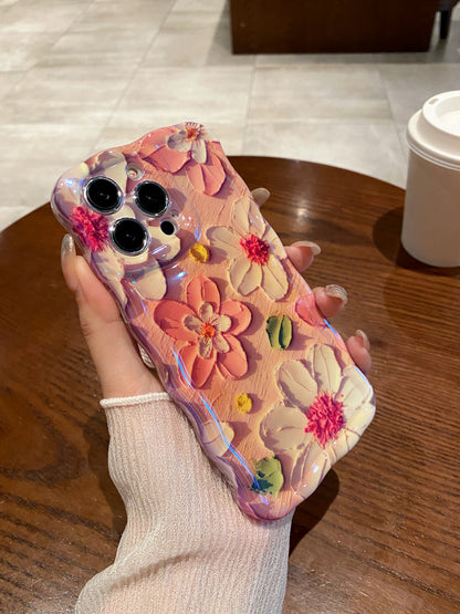 Peach Blossom Breeze iPhone Case in hand