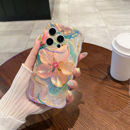Pearlescent Sakura iPhone Case in hand