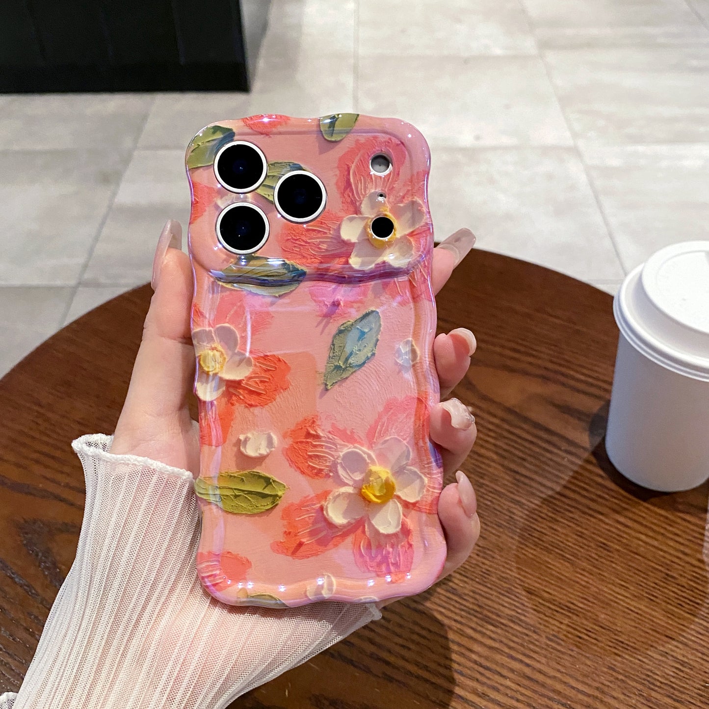 Rosy Camellia iPhone Case