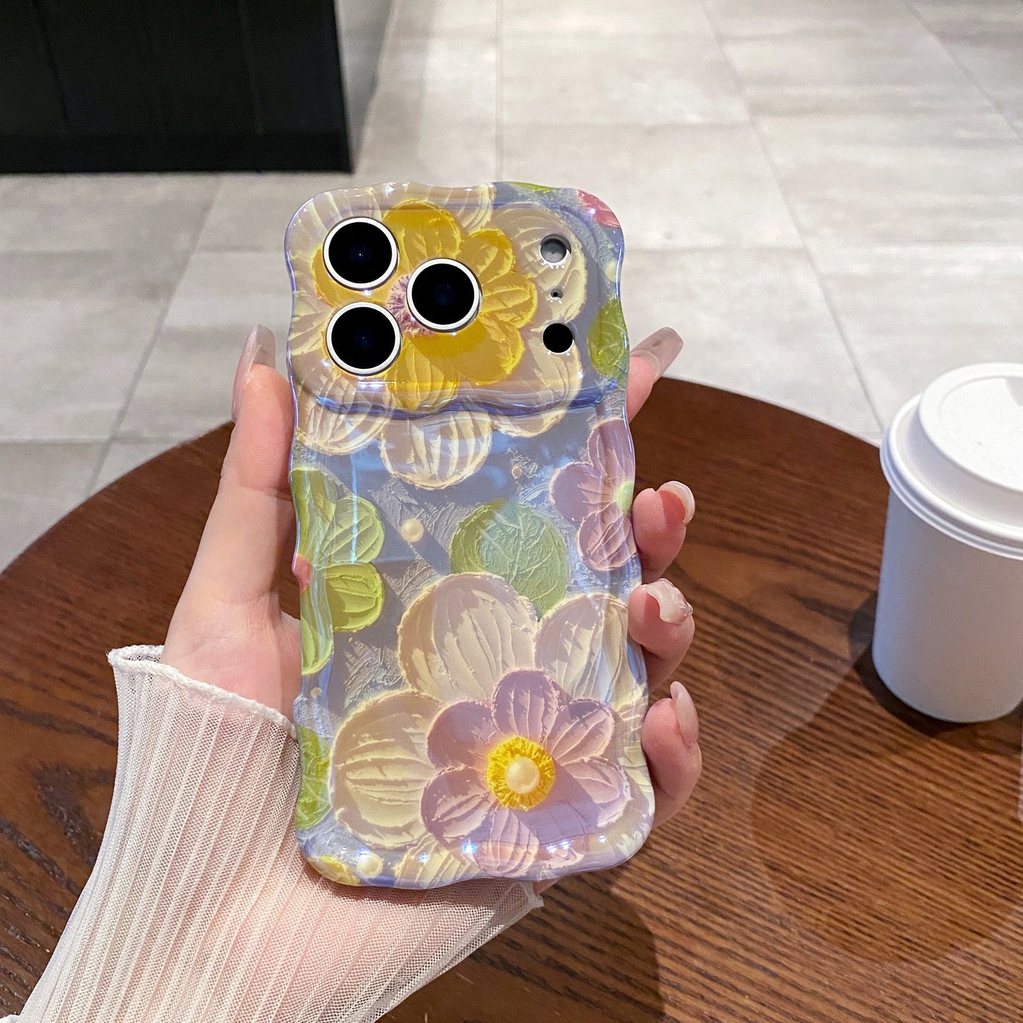 Golden Rose Pastel iPhone Case