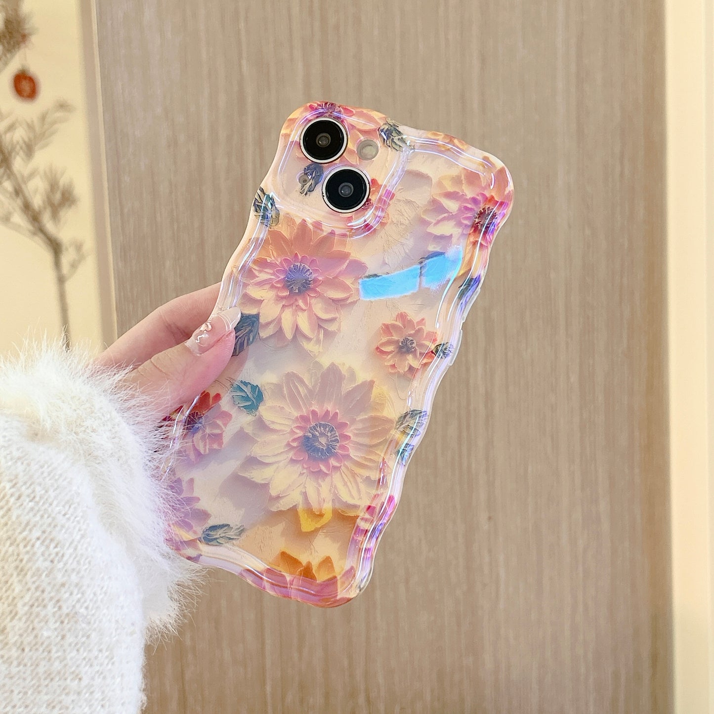 Sun Flower iPhone Case with floral and nature design