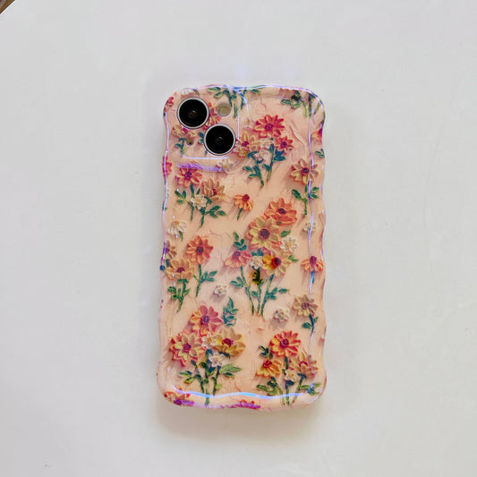 Summer Sun Flower iPhone Case with bright sunflower blooms