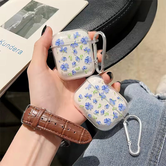 Forget Me Not Clear AirPod Case