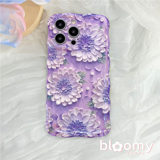 Violet Dahlia iPhone Case